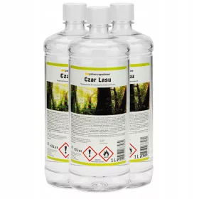   Biocombustibil parfumat 3 L Vrajă de pădure pentru bio-șemineu – bioetanol ecologic și sigur, flacără galben-portocalie, aromă naturală, ardere curată fără fum sau cenușă, ideal pentru bio-șeminee suspendate, de sine stătătoare și încorporate