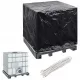 Husa Protector pentru Container IBC cu 8 Ochiuri, 116x100x120 cm