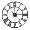Ceas de perete din metal negru ARVENTA STYLE 80 cm