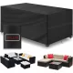 Husă Protectoare pentru Mobilier de Grădină din Material Impermeabil cu Clipsuri 120x90x75 cm
