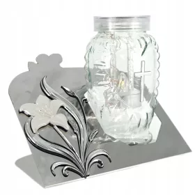    Lampa Solarnă Decorativă cu Motiv Floral Kalia pe Suport Metalic 