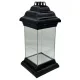 Lampion Elegant cu Picioare și Capac Negru - Un Decor Simplu și Rafinat