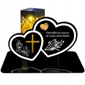   Lampa Funerară Solară LED Premium XL cu Senzor de Crepuscul