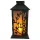 Lanterna Solară de Grădină din Plastic Negru 28x14 cm