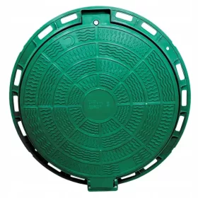   Capac de canal verde eco-artis WZ600 din PP, capac 600 mm, cadru 800 mm, la cheie