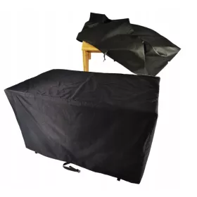   Husă de Protecție pentru Mobilier de Grădină, Negru, 200x200x80 cm
