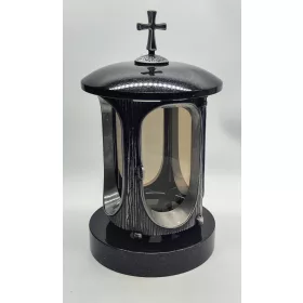 Lampion Funerar Modern din Piatră Naturală și Aluminiu