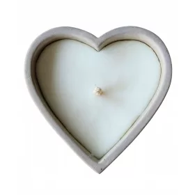 Lumânare Memorială Ceramică în Formă de Inimă