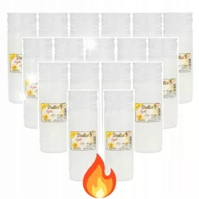   Set 17 Bucăți de Rezerve Parafinice pentru Lumânări DALIA5 - Ardere Durabilă și Luminoasă