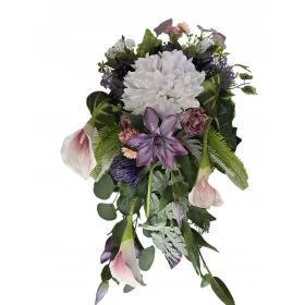   Lumânări Comemorative pentru Morminte cu Ornamente Florale - Set de 3 bucăți, 30 cm