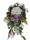 Lumânări Comemorative pentru Morminte cu Ornamente Florale - Set de 3 bucăți, 30 cm