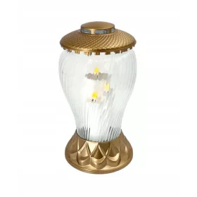   Lumânare Comemorativă Artistică Modernă din Sticlă Rezistentă