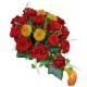 Aranjament Floral Artificial pentru Mormânt – Roșii și Cali