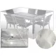Husă Protecție pentru Mobilier de Grădină Transparentă 235x135x94 cm