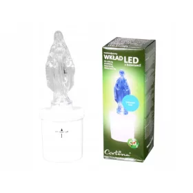 Lampa cimitir MARIE LED cu lumina albastra, set de 12 bucati