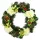 Coroană de Toamnă cu Crizanteme Galben Deschis Ø35 cm - Decor de Sezon