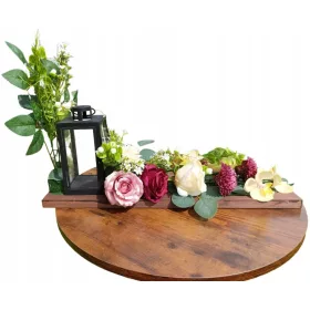   Compoziție Florală Personalizată pentru Morminte cu LED - Kwiaty 2.0