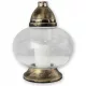 Lumânare Comemorativă de Lux Mare din Sticlă Transparentă