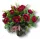 Compoziție florală pentru mormânt cu flori artificiale - Producție Poloneză