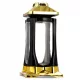 Lampion Decorativ LED K-22 Auriu - Eleganță Modernă și Siguranță în Iluminat