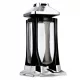 Lampion Decorativ LED K-22 Argintiu - Eleganță Modernă și Minimalistă