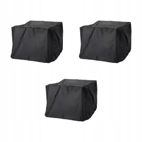   Husă Protecție Mobilier TOSTERÖ pentru Set Masa și Scaune - 145x145 cm, Negru