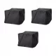 Husă Protecție Mobilier TOSTERÖ pentru Set Masa și Scaune - 145x145 cm, Negru