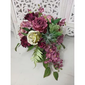   Aranjament Floral Artificial pentru Vază, Calitate Premium - Ideal pentru Morminte