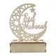 Decorațiune Casnică cu Lumini LED în Formă de Lună pentru Ramadan Eid Mubarak