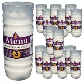   Set 15 Lampioane Parafină-Ulei Atena, Ardere 72 ore - Ideal Pentru Orice Anotimp