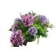 Compoziție Florală Funerară Naturală, Nuante de Violet și Verde