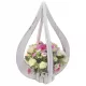 Statuetă Decorativă din Lemn Natural, Înălțime 55 cm, Design Modern
