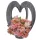 Statuetă Decorativă din Lemn Natural de 50 cm pentru Aranjamente Florale