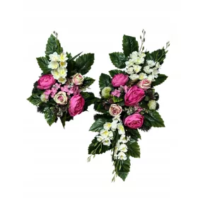 Set Elegant pentru Mormânt cu Buchet pentru Vază