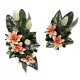 Aranjament Floral pentru Cimitir cu Buchet pentru Vază - Rezistent și Elegant