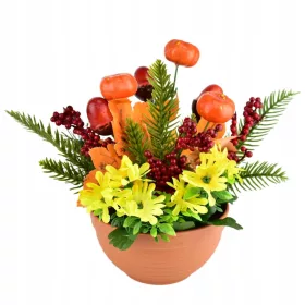   Descoperă Farmecul Toamnei cu Miska Decorativă 25x25 cm - Ornamente de Toamnă