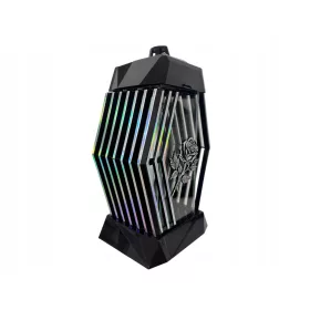   Lumânare Comemorativă de Sticlă cu Design de Capelă Negră