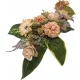 Compoziție Florală Funerară Cu Hortensii Crem și Alte Flori