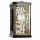 Lampion Funerar Fermo Mare Negru cu Front Aurit