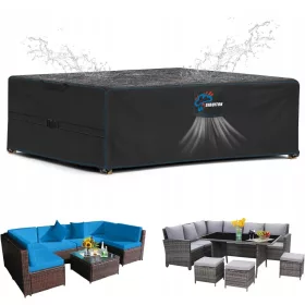   Husă Impermeabilă pentru Mobilier de Grădină - Masa și Sofa, Oxford 420D cu PVC