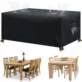   Husă Rezistentă la Apă pentru Mobilier de Grădină, 180x120 cm - Ideală pentru Protecție împotriva Intemperiilor