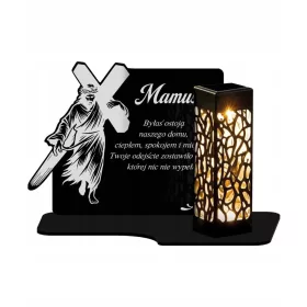  Lumânare Solară XL Premium pentru Morminte - Decor Memorial Elegant