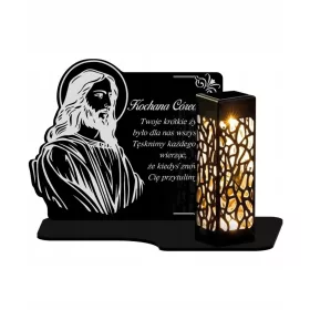   Lampă Solară Premium XL pentru Mormânt - Decor Memorial de Durată
