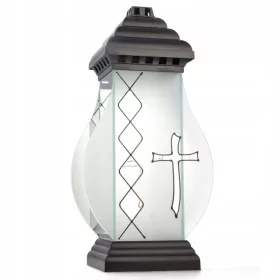   Lampion Funerar Napoleon Z-622 cu Vitralii și Efect de Oglinzi
