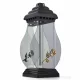 Lampion Funerar "Napoleon Ażur Róża Złoty" - Design Modern cu Elemente Reflective