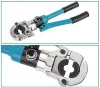 Presă hidraulică Eurokomp E6251 cu 12 inserții TH/U/V și cap rotativ la 360°