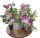 Set Floral Premium pentru Mormânt cu Ramă Metalică și Bază din Beton
