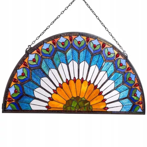 Vitraliu semicircular Vevor NC-SG01 91,3 × 46,5 cm