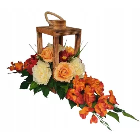   Aranjament Funerar Artificial în Donică cu Beton - Design de Calitate