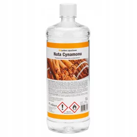   Biocombustibil parfumat 1L „Notă de Scorțișoară” pentru Bio-Șemineu – Aroma Caldă și Reconfortantă, Bioetanol Ecologic, Flacără Galben-Portocalie, Sigur și Eficient
